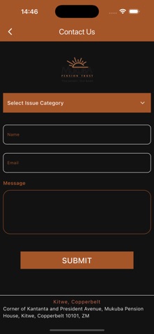 Mukuba Pensions App iPhone screenshot