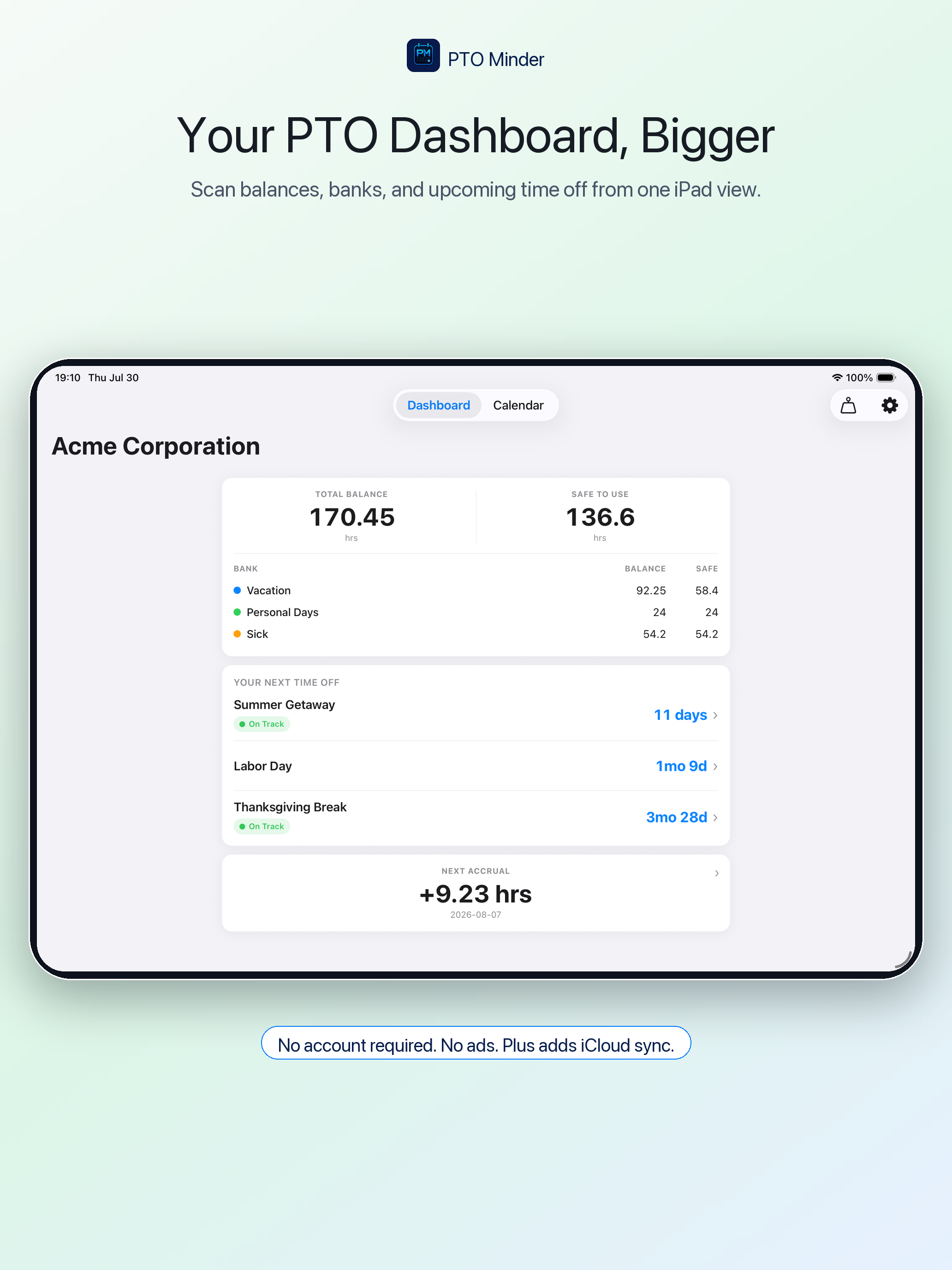 PTO Minder screenshot 7