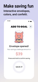 Savings Challenge: Savvy Goals screenshot