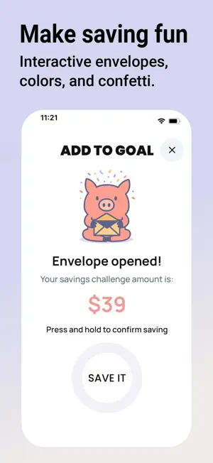 Savings Challenge: Savvy Goals screenshot 4