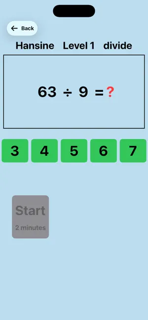 MathFactsTimer screenshot 1