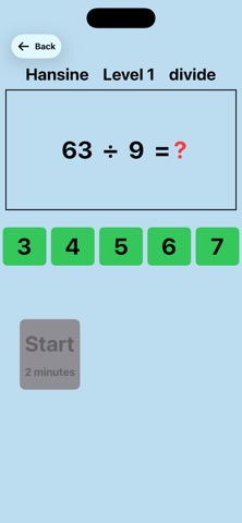 MathFactsTimer Screenshot 1 of 4