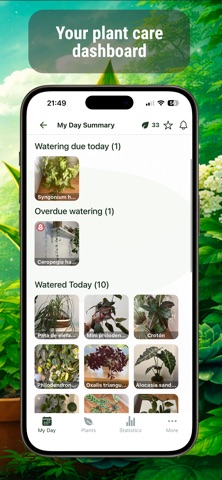Plant Reminder & Identifier iPhone screenshot