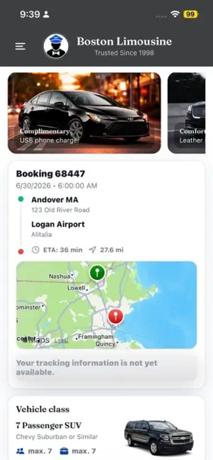 Boston Limousine screenshot 4