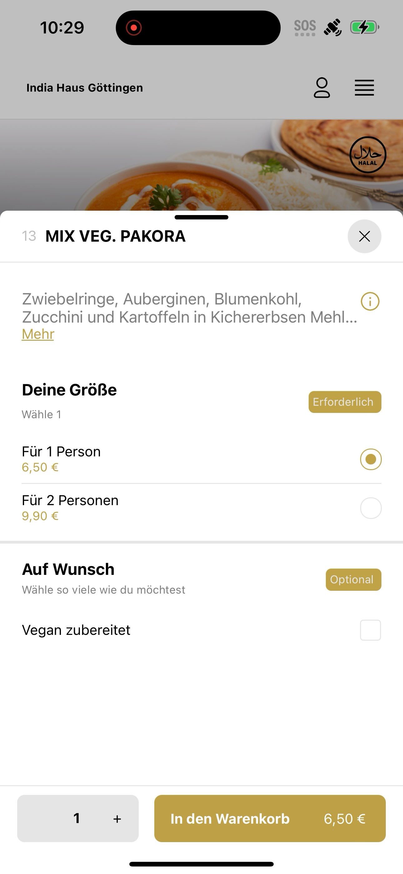 India Haus Göttingen screenshot 4