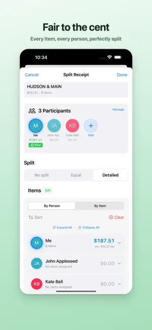 ReceiptSplit: Split & Scan screenshot 2