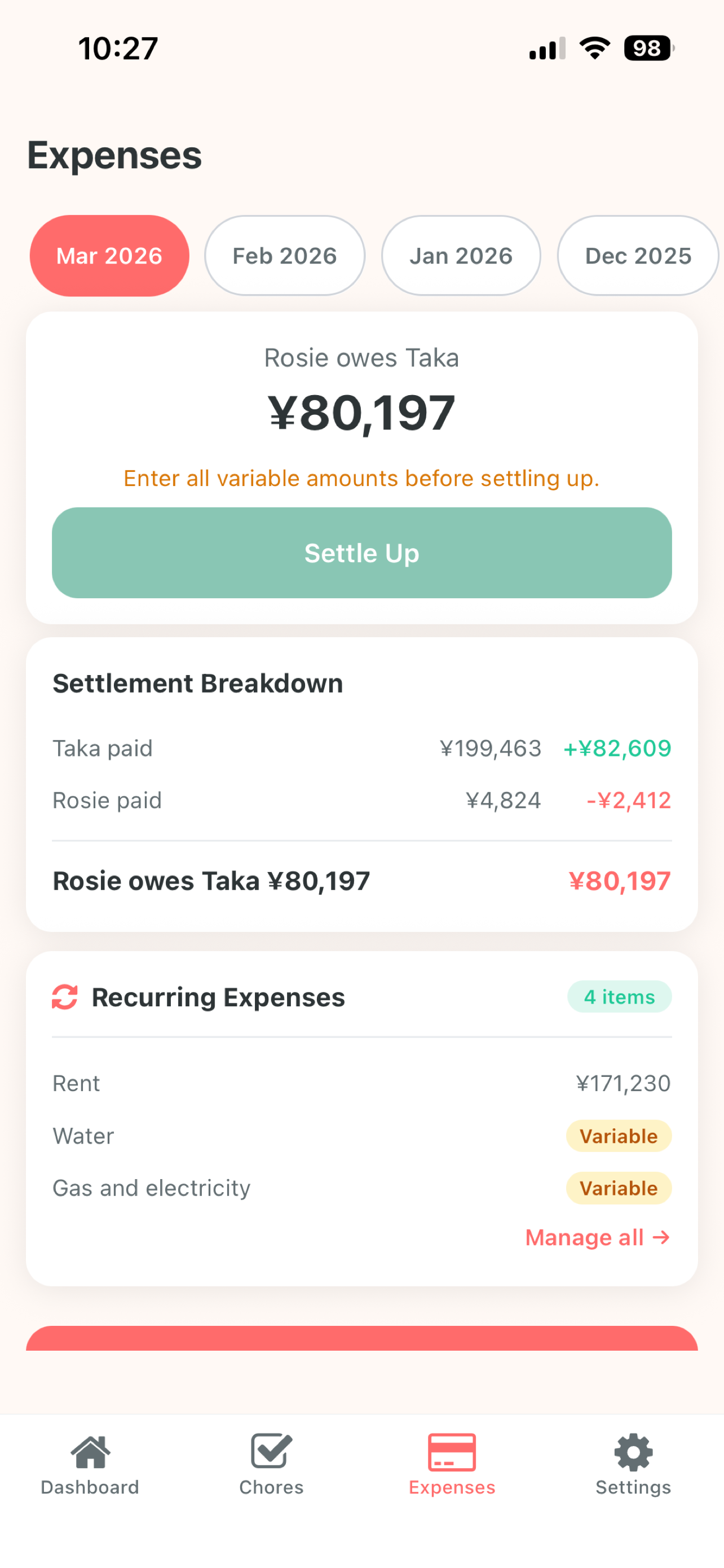 EvenSteven screenshot 4
