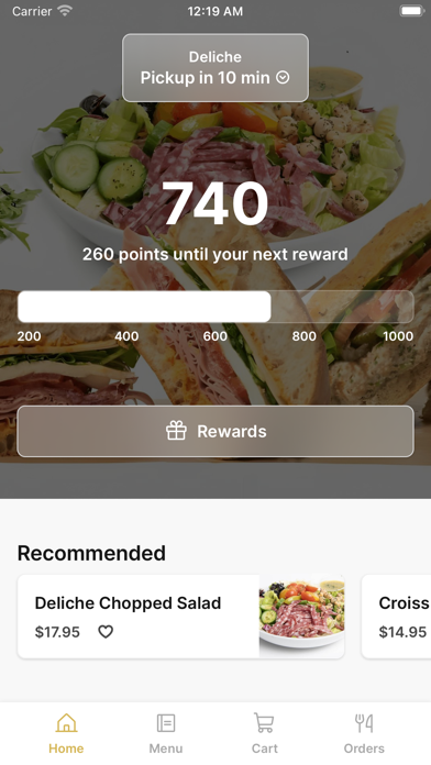 Deliche iPhone screenshot 1 - Food & Drink app