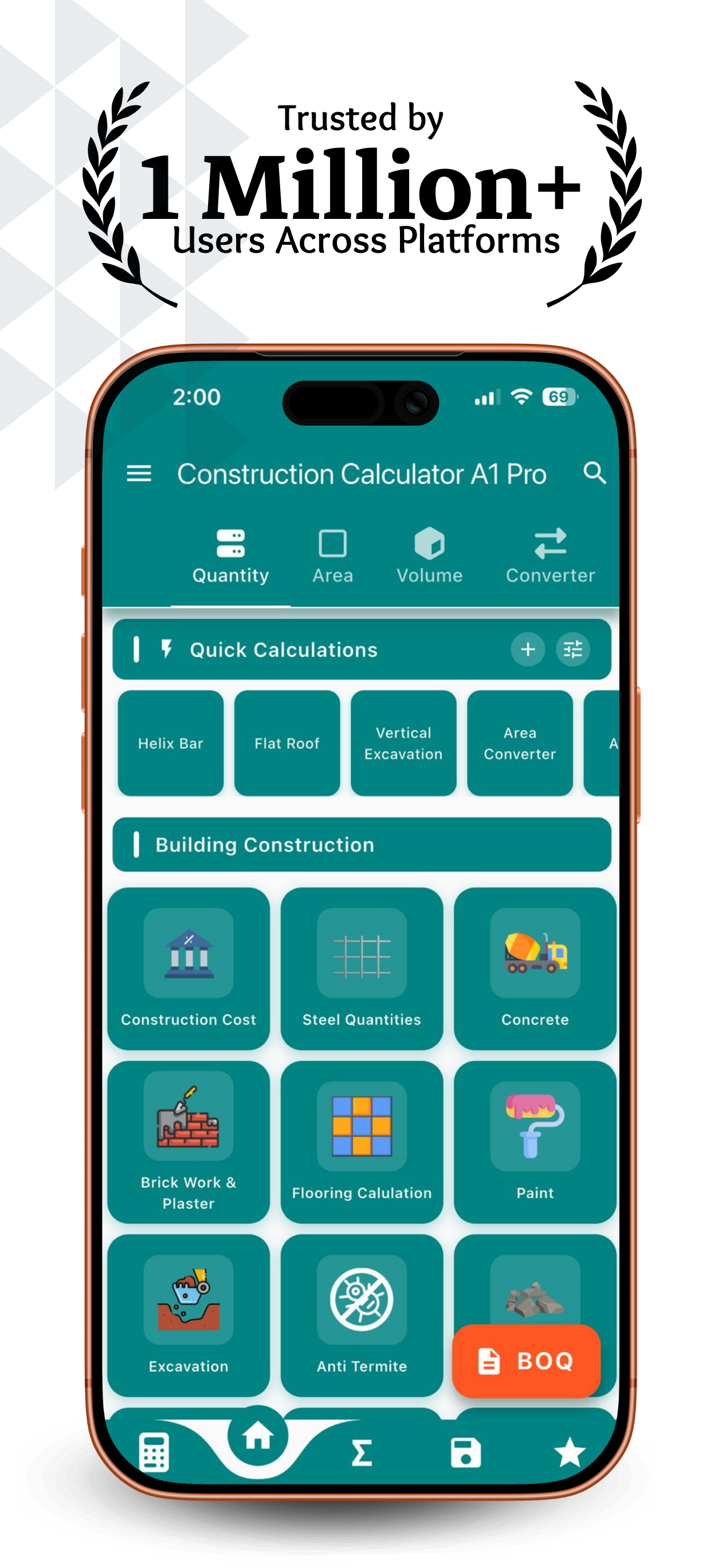 Construction Calculator A1 Pro