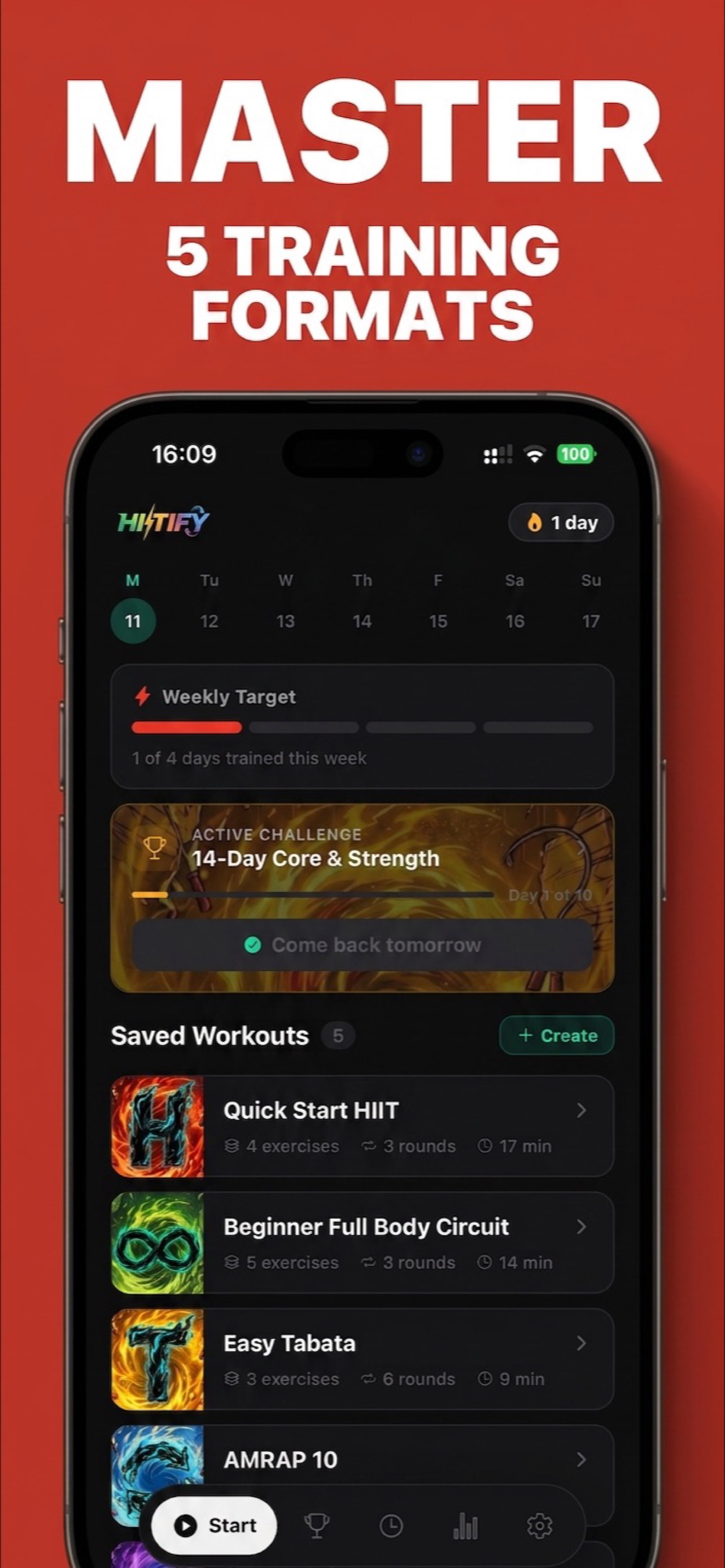 HIIT & Tabata Workouts-Hiitify screenshot 4