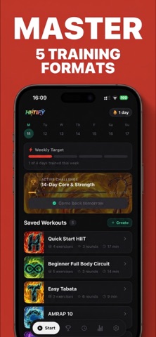 HIIT & Tabata Workouts-Hiitify Screenshot 4 of 6