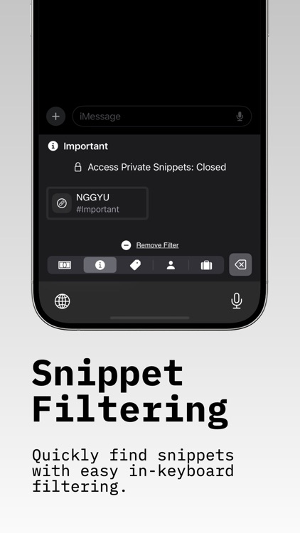 SnipKey - Keyboard Extension