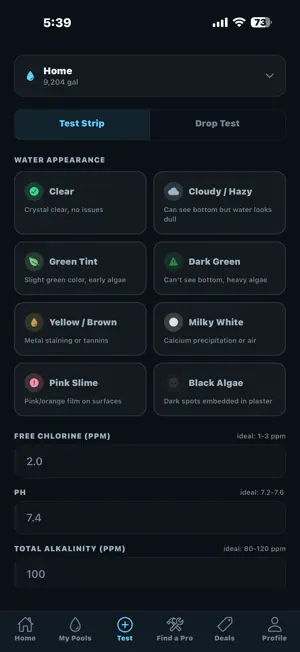 MyPoolGuy: Pool Care & Test screenshot 4