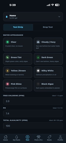 MyPoolGuy: Pool Care & Test Screenshot 4 of 6