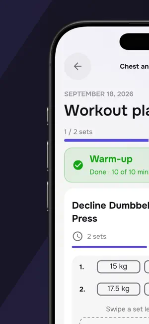 Фитно - Workout Diary screenshot 4