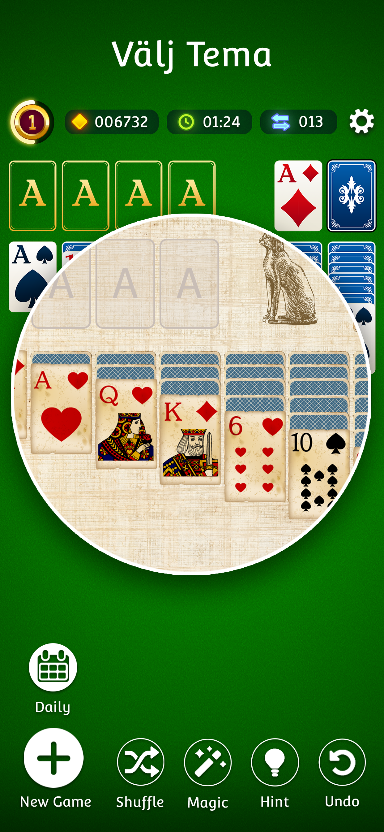 Solitaire.com: Klassiska kort