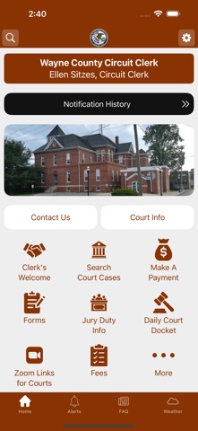 Wayne County IL Circuit Clerk Screenshot 1 of 3