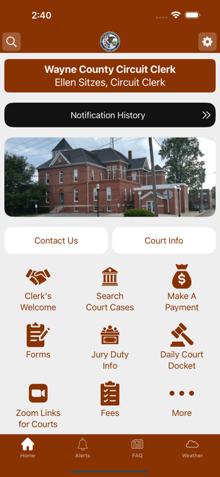 Wayne County IL Circuit Clerk Screenshot 1 of 3
