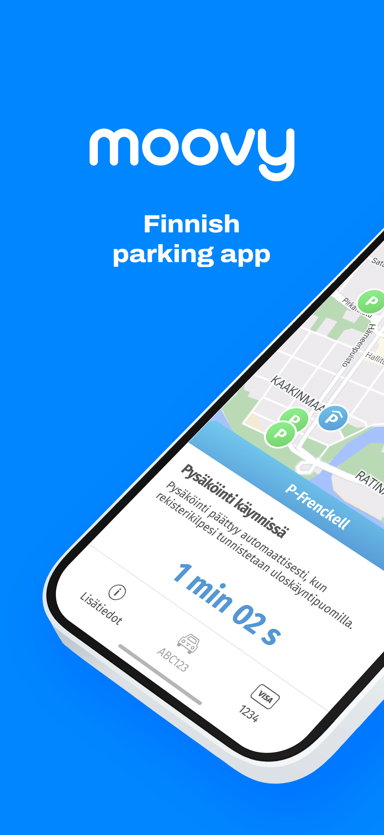 Moovy, Finnish parking app