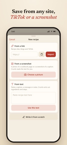 Crumb - Recipe Keeper screenshot 5