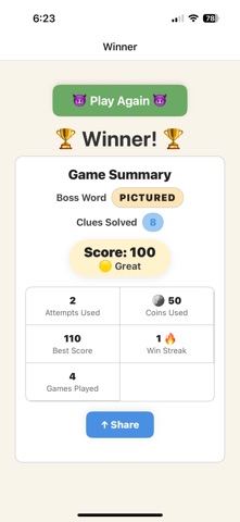 Boss Word: Scramble Word Game screenshot