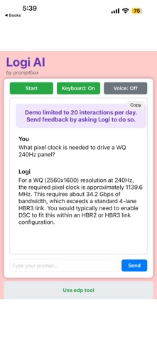 Logi AI screenshot