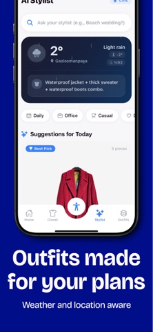 MyWear – AI Closet & Try-On iPhone screenshot