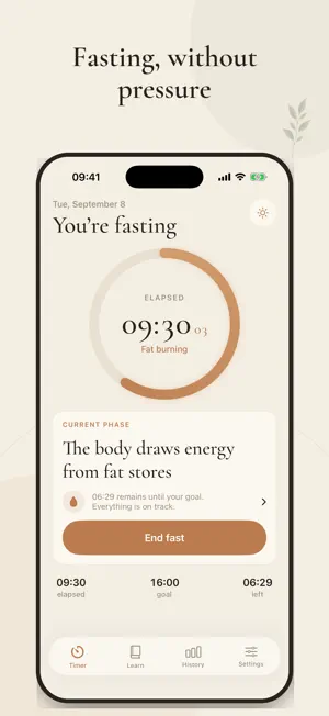 Ease: Fasting Tracker screenshot 1