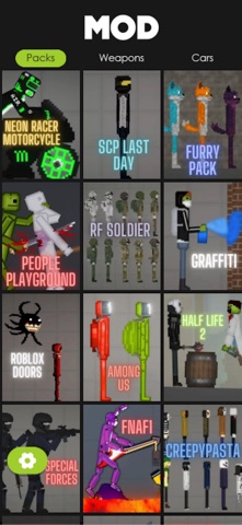 Mods For Playground Ragdoll 3D screenshot