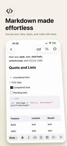 Diple - Markdown Notes Screenshot 2 of 3