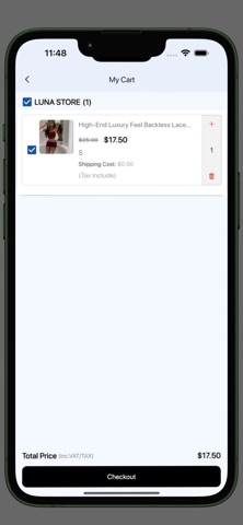 Luna Store IQ iPhone screenshot