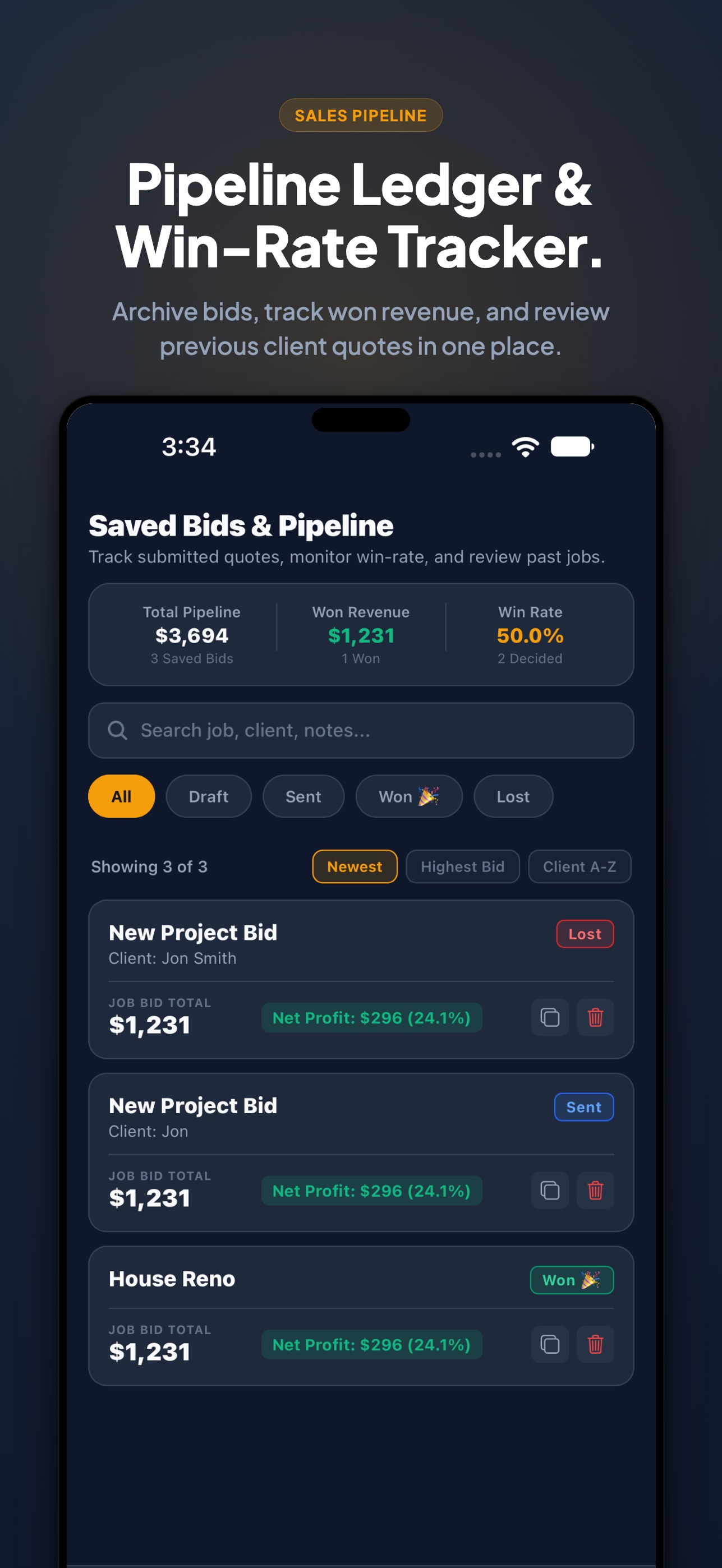 Screenshot 4 of Contractor Calc: Job Estimate
