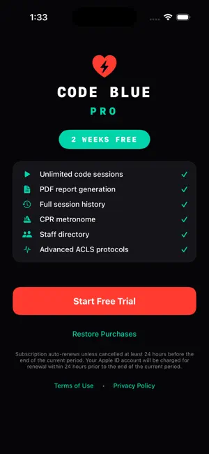 Code Blue PRO screenshot 2