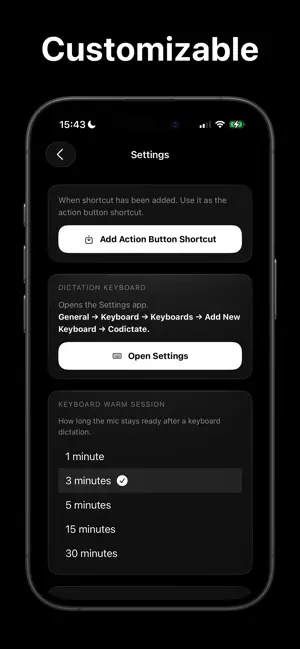 Codictate: AI Dictation screenshot 4