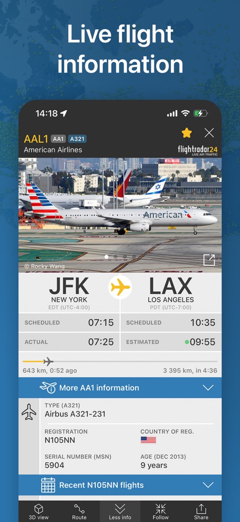 Flightradar24 | Flight Tracker - Información de Vuelo Completa