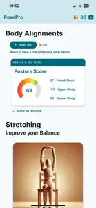 PosePro: Postural assessment screenshot #1 for iPhone