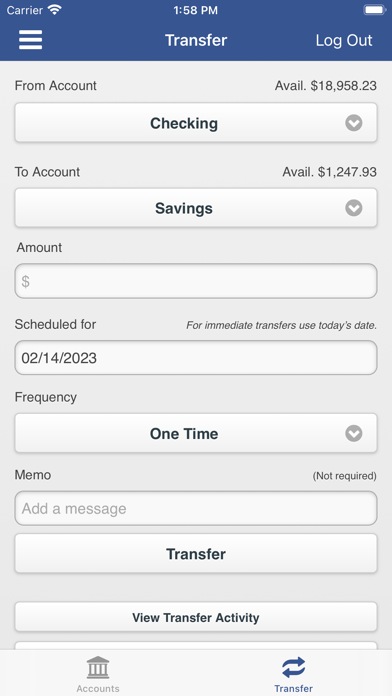 Clairton Works FCU Screenshot