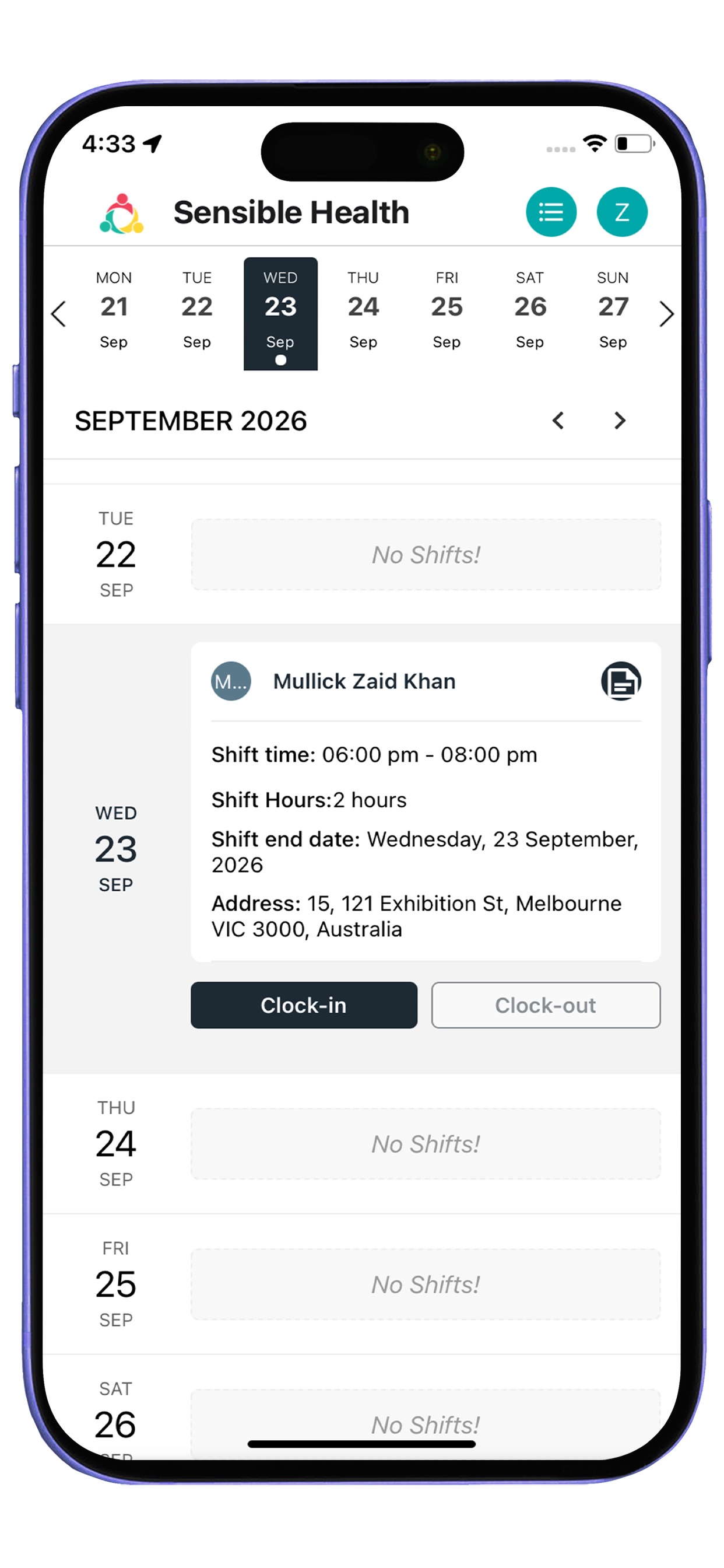 Screenshot 5 of Sensible_Health