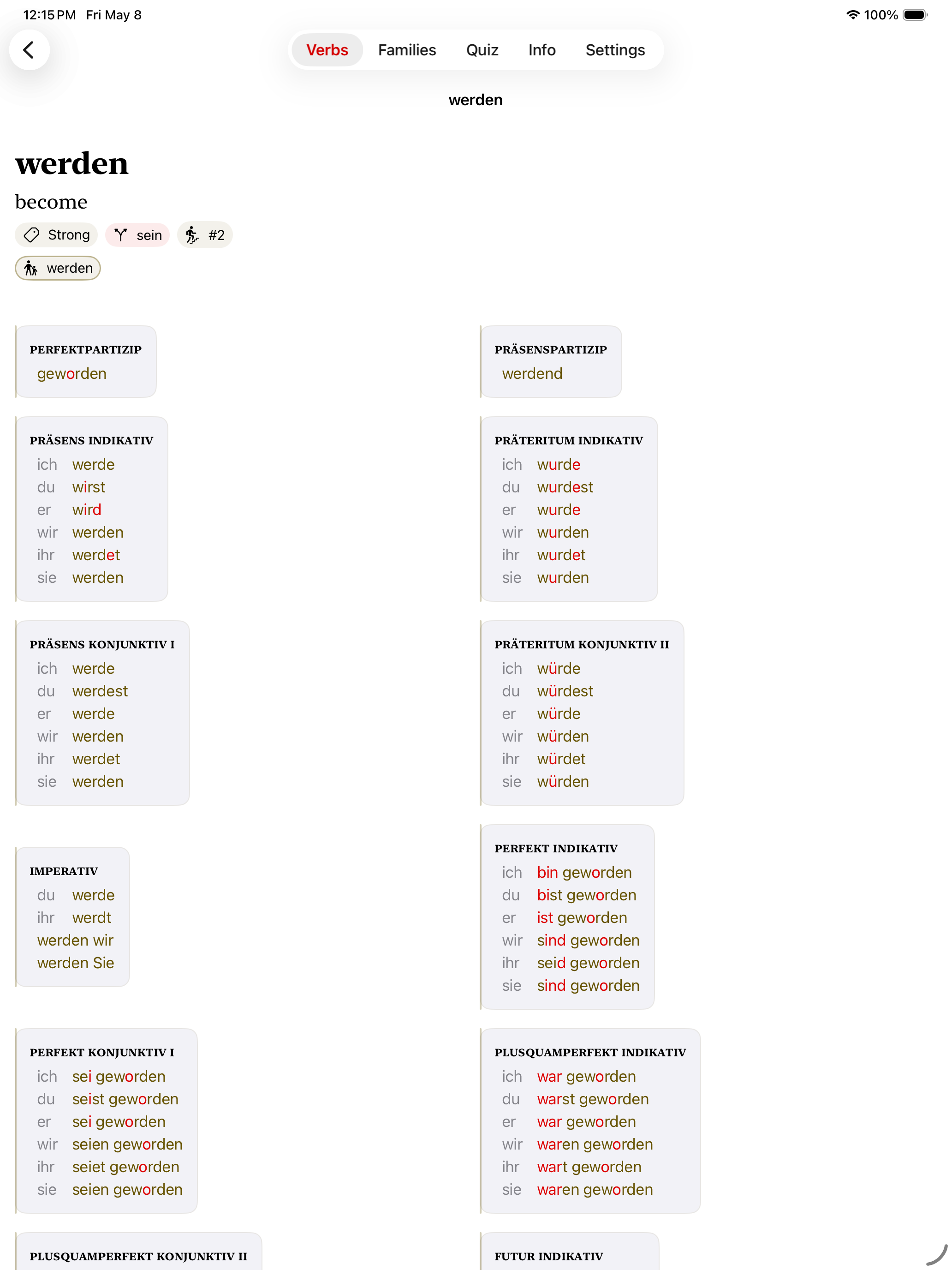 Konjugieren screenshot 13