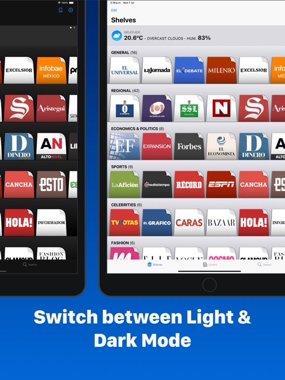 Mexican Newspapers iPad screenshot 6 - News app