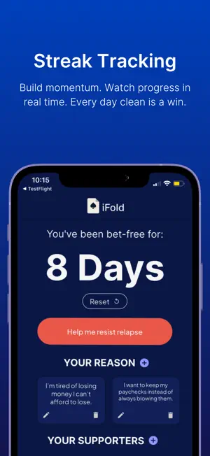 iFold - Quit Gambling screenshot 2