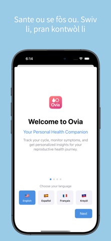 Ovia: Know your cycle Screenshot 2 of 5