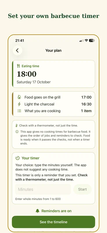 The Big Dinner Timer screenshot 7 of 8