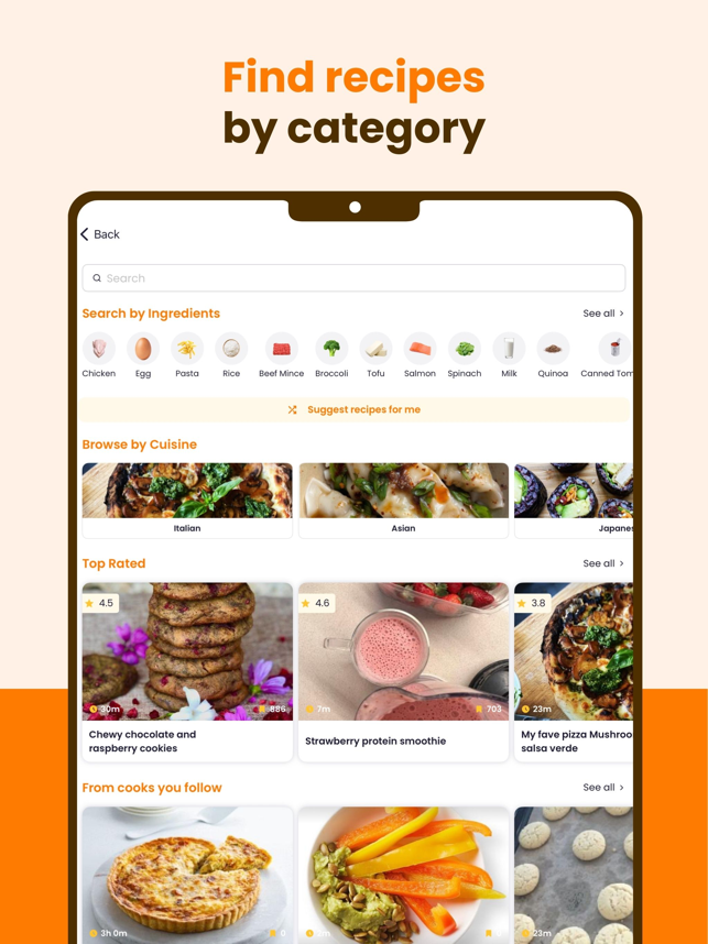 ‎Cook Book Organizer. Meal Plan Screenshot