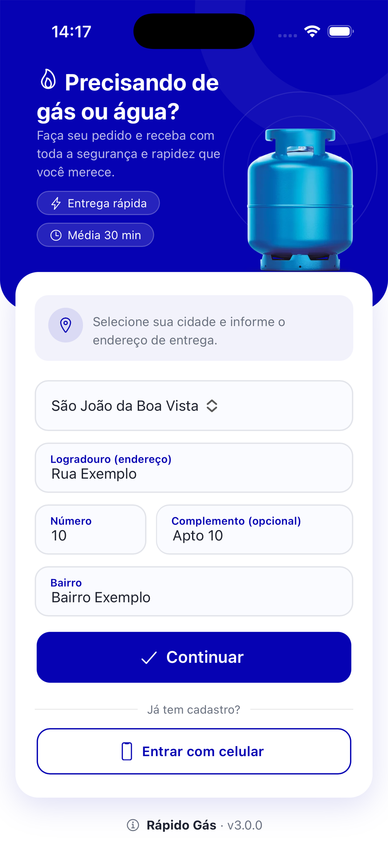 Rápido Gás: Pedir Gás screenshot 2