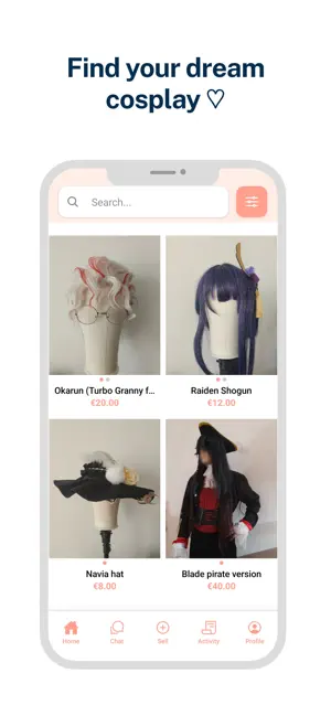 Miaco - Sell Your Cosplay! screenshot 1