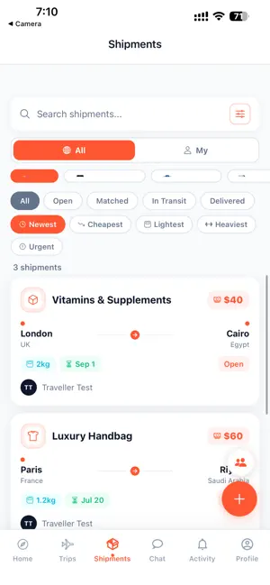 Pack & Go- screenshot 2