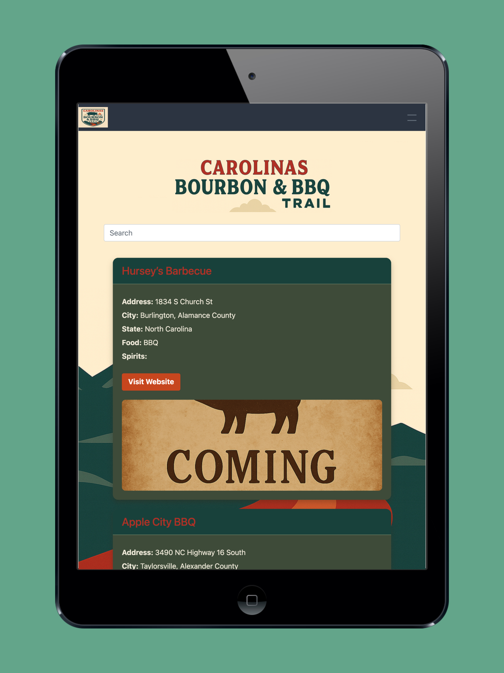 Carolinas Bourbon & BBQ Trail