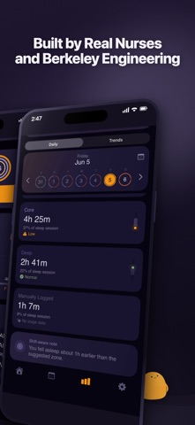 ShiftNight: Sleep Tracker screenshot