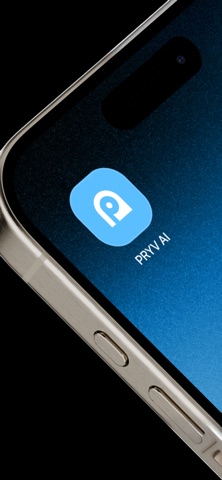 Pryv — Private AI iPhone screenshot